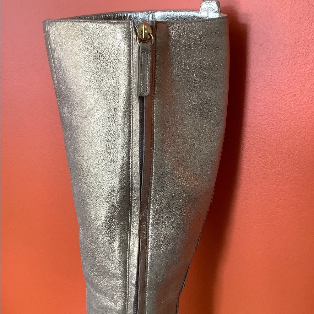 Giuseppe Zanotti Gold Leather Boots - Picture 8 of 14